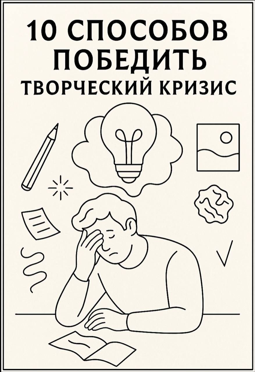 10 способов победить творческий кризис | Сетка — социальная сеть от hh.ru