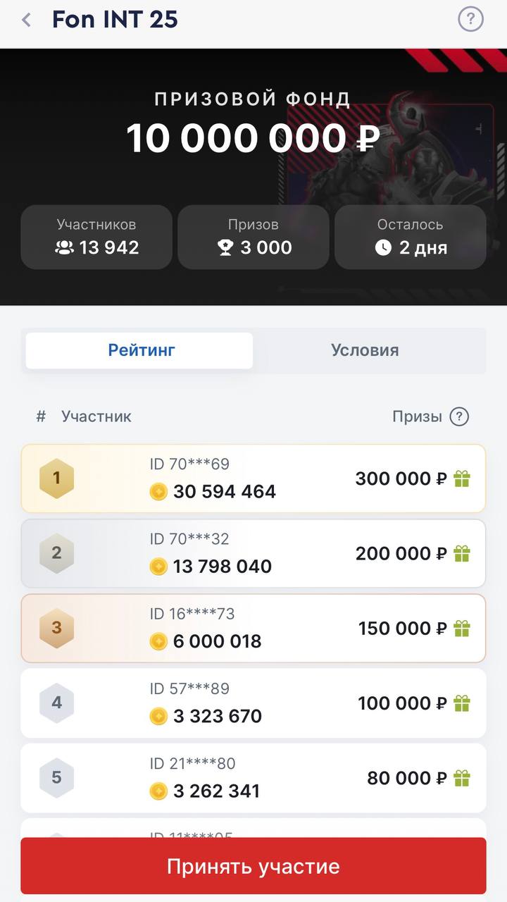 🤯 Безумие Winline на The International!
БК вчера в 10 утра запустила турнир ставок — BetRace.
Учитываются ставки только на TI (❗️) и с кэфом от 1.30 | Сетка — социальная сеть от hh.ru