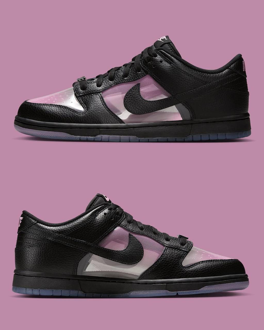 Прикол, Nike дропнул серию прозрачных кроссовок Dunk Low, посвященных Невидимой Леди из Фантастической четверти. Прайс — 135 долларов (10,7 тысяч рублей), дроп — 11 сентября.
Стиль 😍 | Сетка — социальная сеть от hh.ru