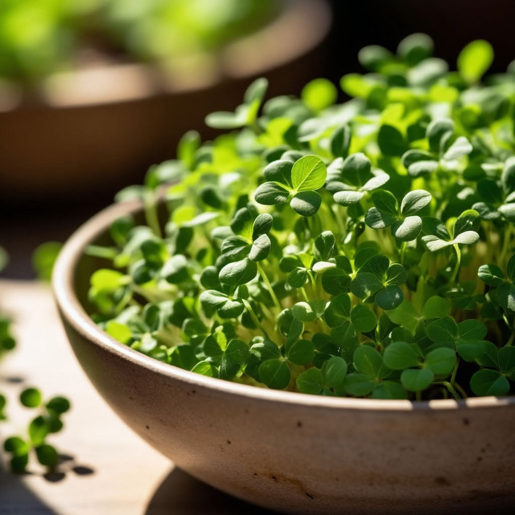 ☘️☘️☘️☘️☘️☘️☘️☘️☘️☘️☘️☘️☘️☘️
Приветствую всех ценителей прекрасного от LadyMari ♥️  
Сегодня в центре нашего внимания – микрозелень клевера ☘️, изумительный ингредиент, обладающий не только изысканным... | Сетка — социальная сеть от hh.ru