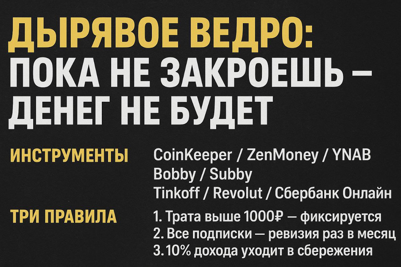 🔥 Деньги текут сквозь пальцы: почему ты вечно в минусе и как это перекрыть
Большинство людей не бедные. Они просто тупо сливают бабки | Сетка — социальная сеть от hh.ru