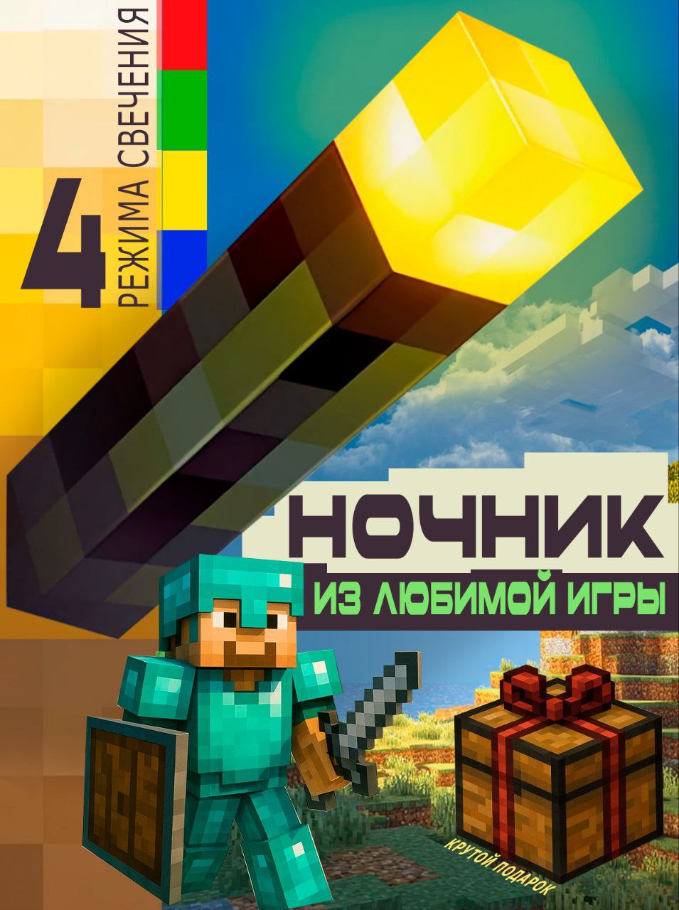 Чтобы посмотреть слайд полностью - нажми на фото 🫰
#вайлдберриз
#техника
Товар -  #маинкрафт светильник
Заказ:  инфографика с использованием фото из интернета
Стоимость инфографики:


если заказ состо... | Сетка — социальная сеть от hh.ru