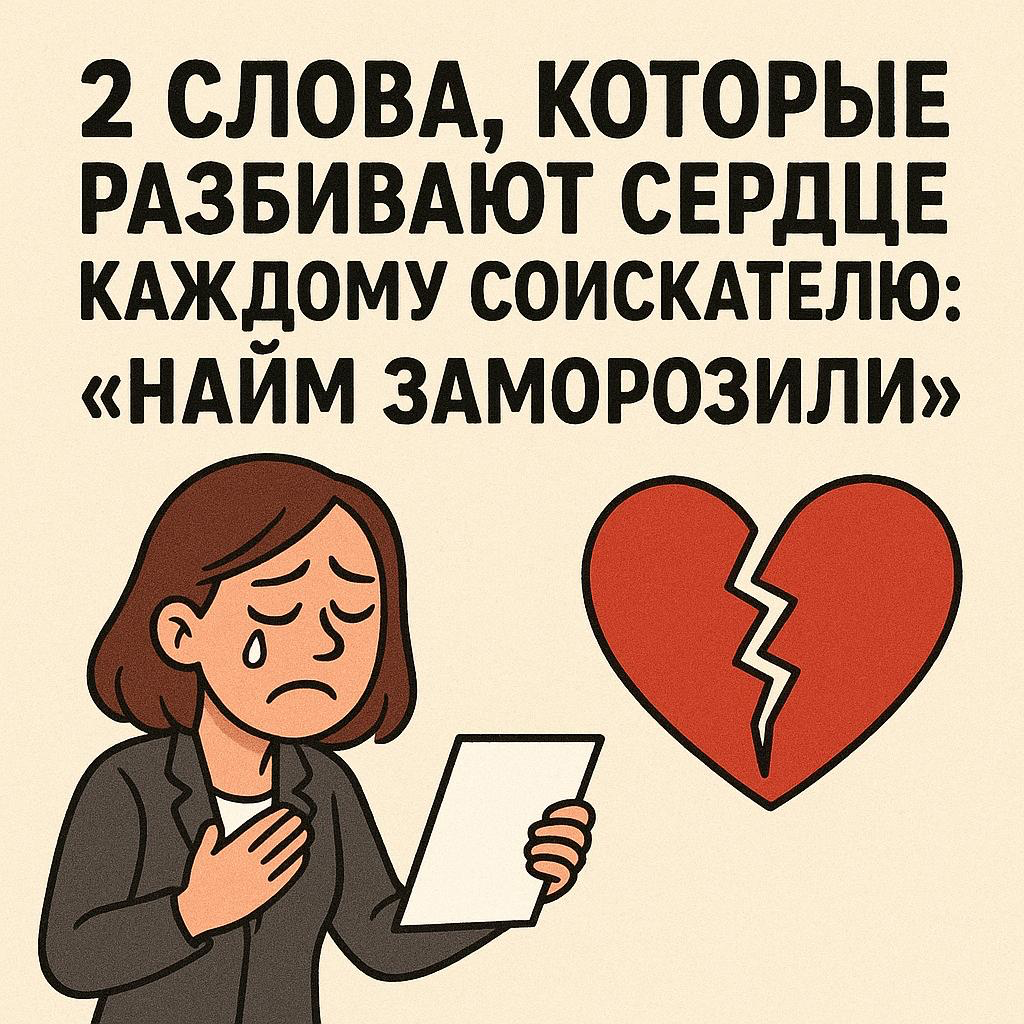 2 слова, которые разбивают сердце каждому соискателю: | Сетка — социальная сеть от hh.ru