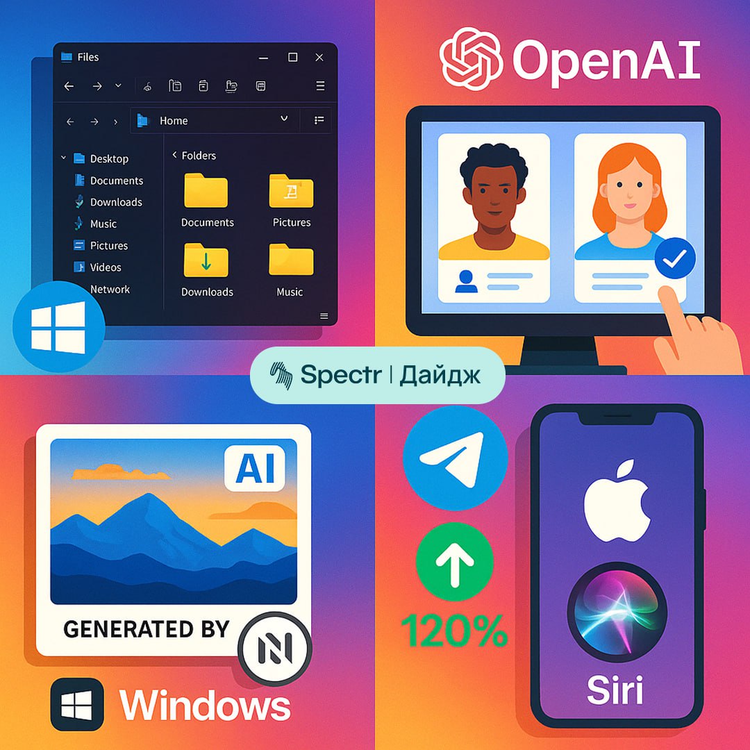 ИИ-платформа для найма сотрудников, маркировка AI-контента и альтернатива Windows 10/11: IT-дайджест с 1 по 7 сентября
— Вышла Files 4.0 — открытая альтернатива стандартному проводнику Windows 10/11 | Сетка — социальная сеть от hh.ru