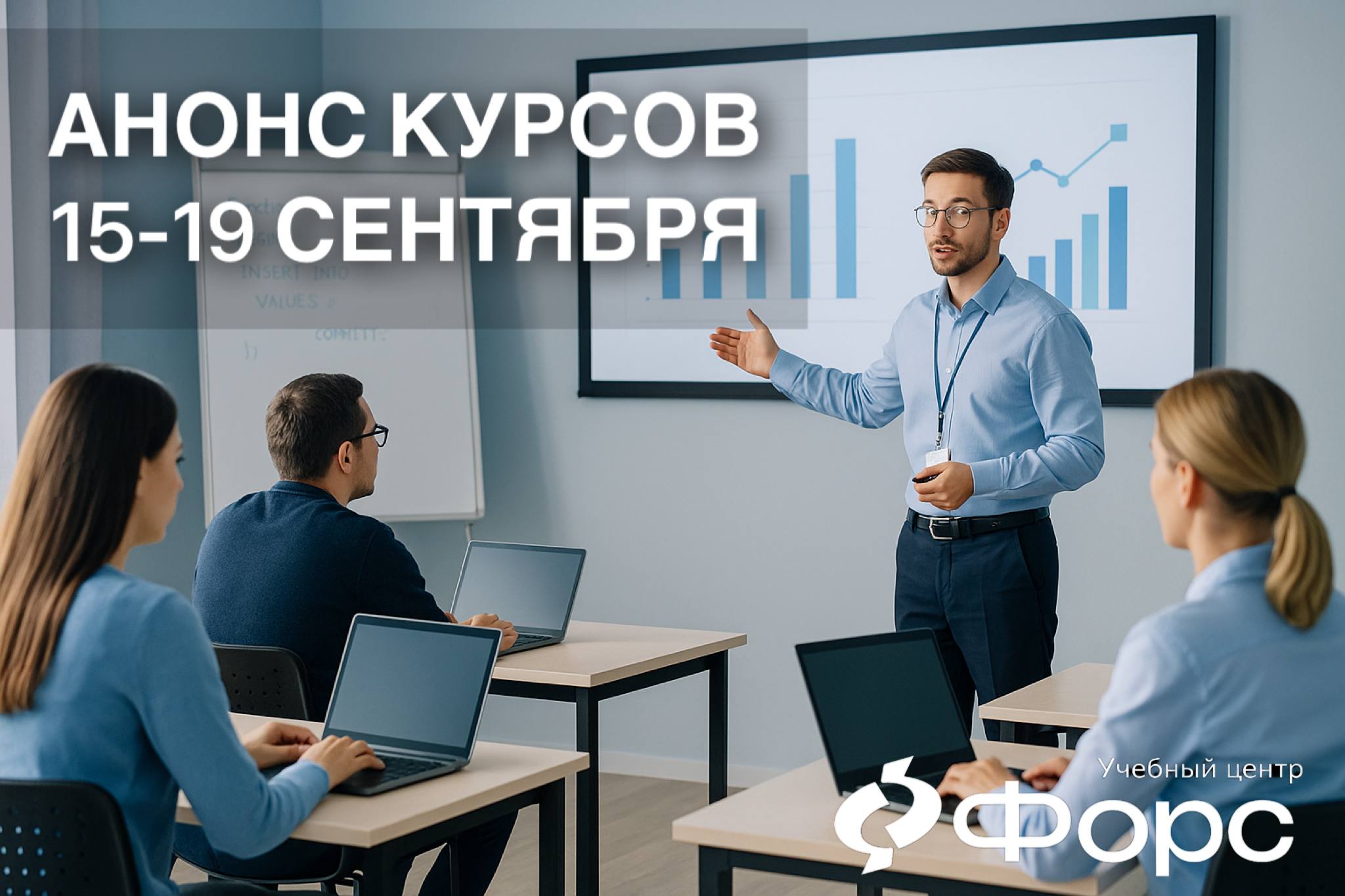 🛠️ ✨ Сентябрь — время обновлений и новых знаний!
Вместе с Учебным центром ФОРС вы сможете укрепить свои навыки в работе с современными системами и СУБД, а также освоить новые инструменты, востребованн... | Сетка — социальная сеть от hh.ru