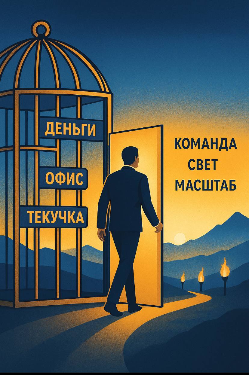 🦅 Золотая клетка предпринимателя
Недавно один из наставляемых сказал:
«Сурен, всё заебись: денег много, тачка классная, добился всего, что хотел… но нет счастья | Сетка — социальная сеть от hh.ru