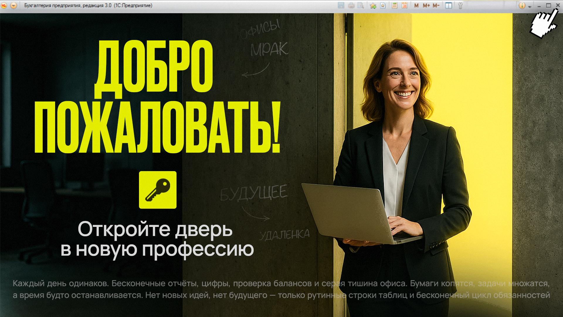 🧑‍💻 Дизайн баннеров для Telegram-бота
Ко мне пришёл заказ от Академии Внедрения. Они учат аналитике 1С и помогают бухгалтерам 35–50 лет выйти из рутины и перейти на удалёнку | Сетка — социальная сеть от hh.ru