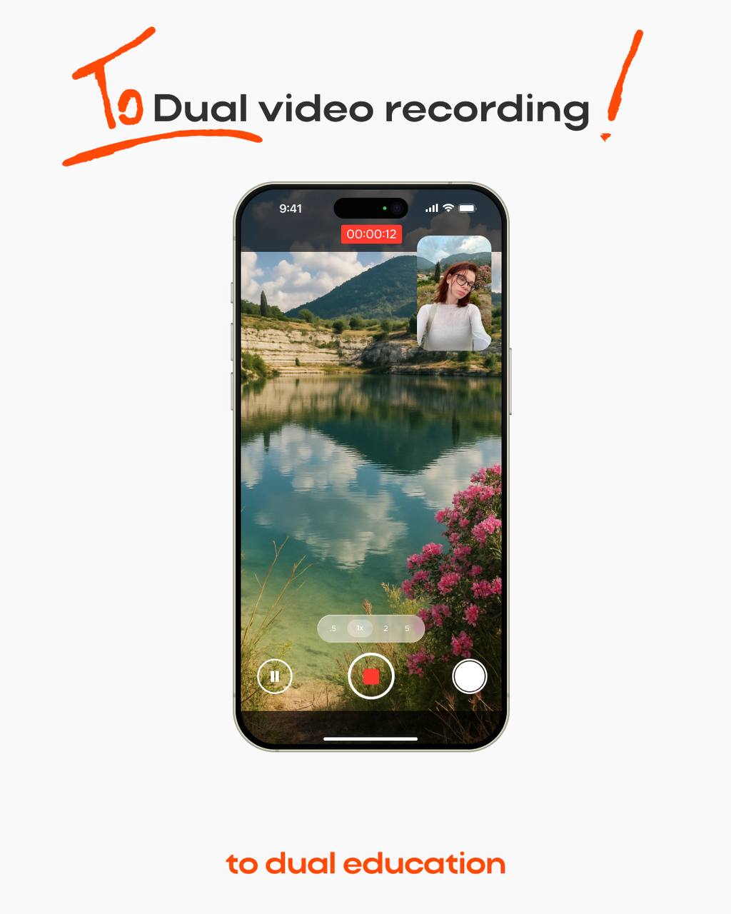 Вчера Apple анонсировали dual video recording 📸
Кажется, они допустили ошибку в названии.
Исправляем за них и делимся кадрами наших слушаталей, которые могут проходить спринты там, где им удобно! | Сетка — социальная сеть от hh.ru