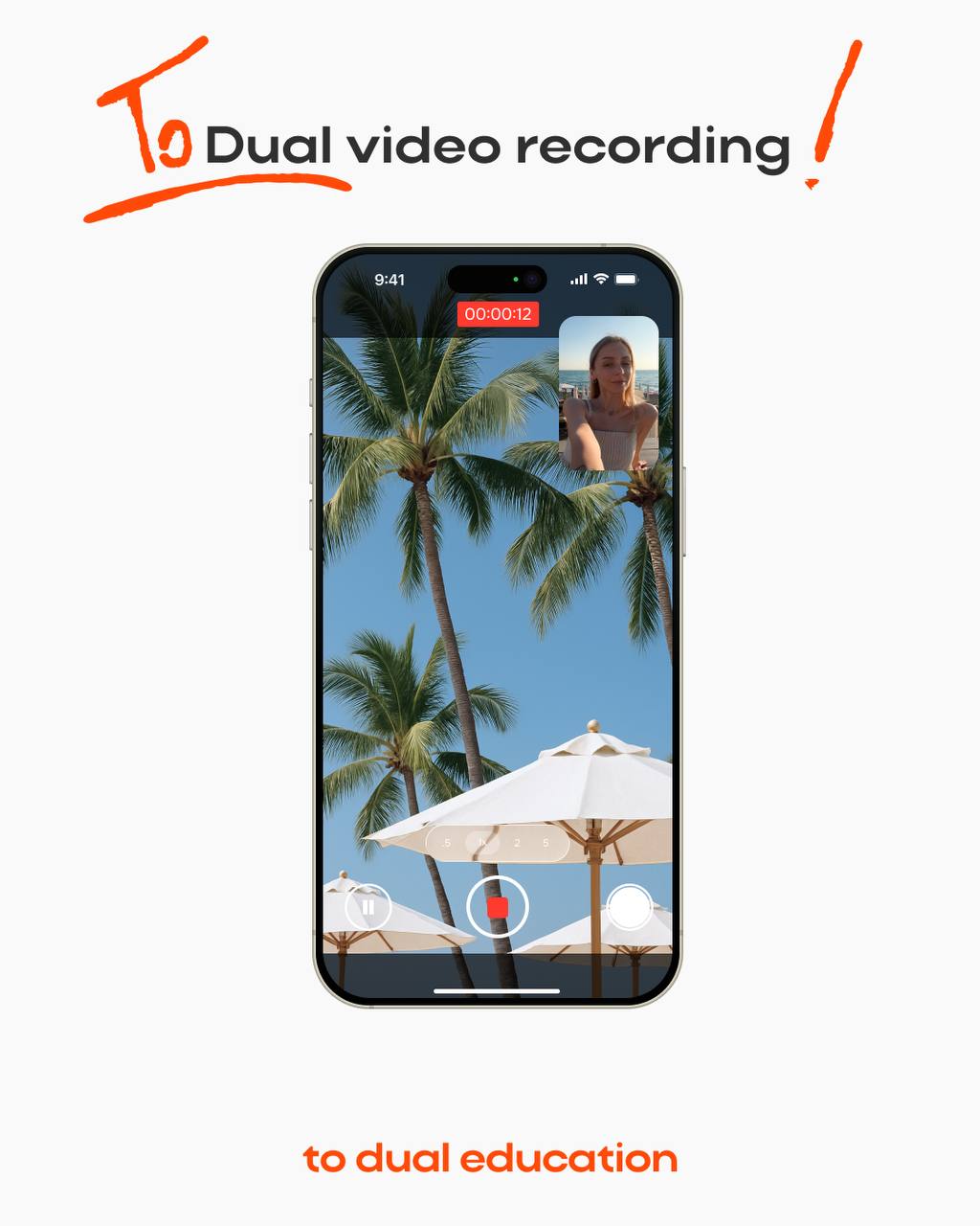 Вчера Apple анонсировали dual video recording 📸
Кажется, они допустили ошибку в названии.
Исправляем за них и делимся кадрами наших слушаталей, которые могут проходить спринты там, где им удобно! | Сетка — социальная сеть от hh.ru