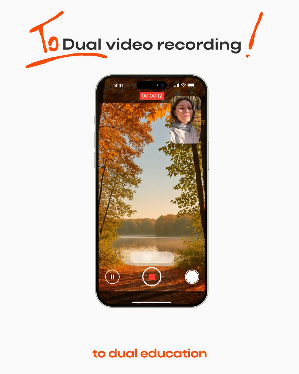 Вчера Apple анонсировали dual video recording 📸
Кажется, они допустили ошибку в названии.
Исправляем за них и делимся кадрами наших слушаталей, которые могут проходить спринты там, где им удобно! | Сетка — социальная сеть от hh.ru