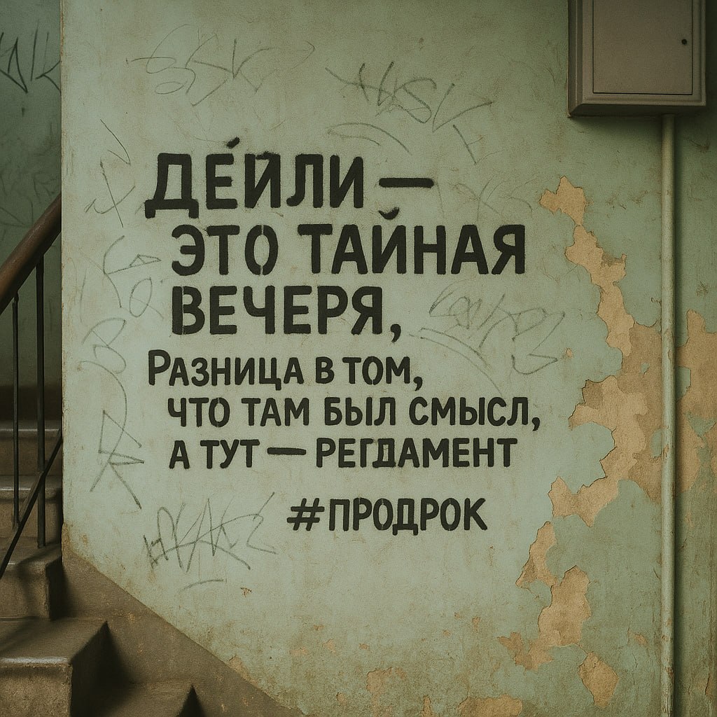 На дейли никто не слушает, все ждут своей очереди сказать «я работаю».
Через пять минут всё забывается, и начинается настоящая работа — в чатах и кулуарах | Сетка — социальная сеть от hh.ru