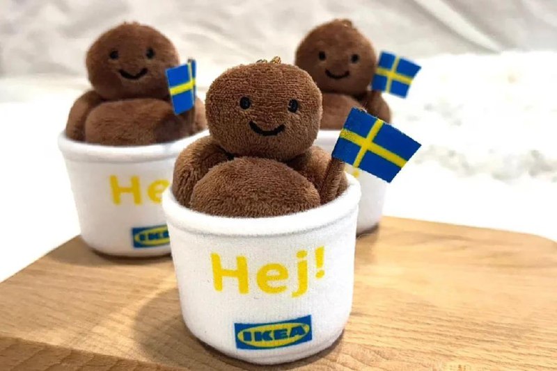 IKEA классно играет со своими культовыми символами. В этот раз они выпустили плюшевые фрикадельки | Сетка — социальная сеть от hh.ru