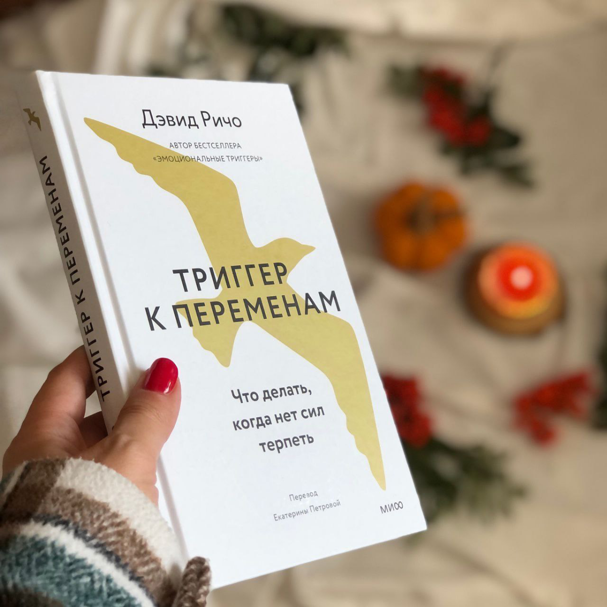 Кнниге Дэвида Ричо "Триггер к переменам. Что делать, когда нет сил терпеть" (из серии поддерживающая литература) | Сетка — социальная сеть от hh.ru