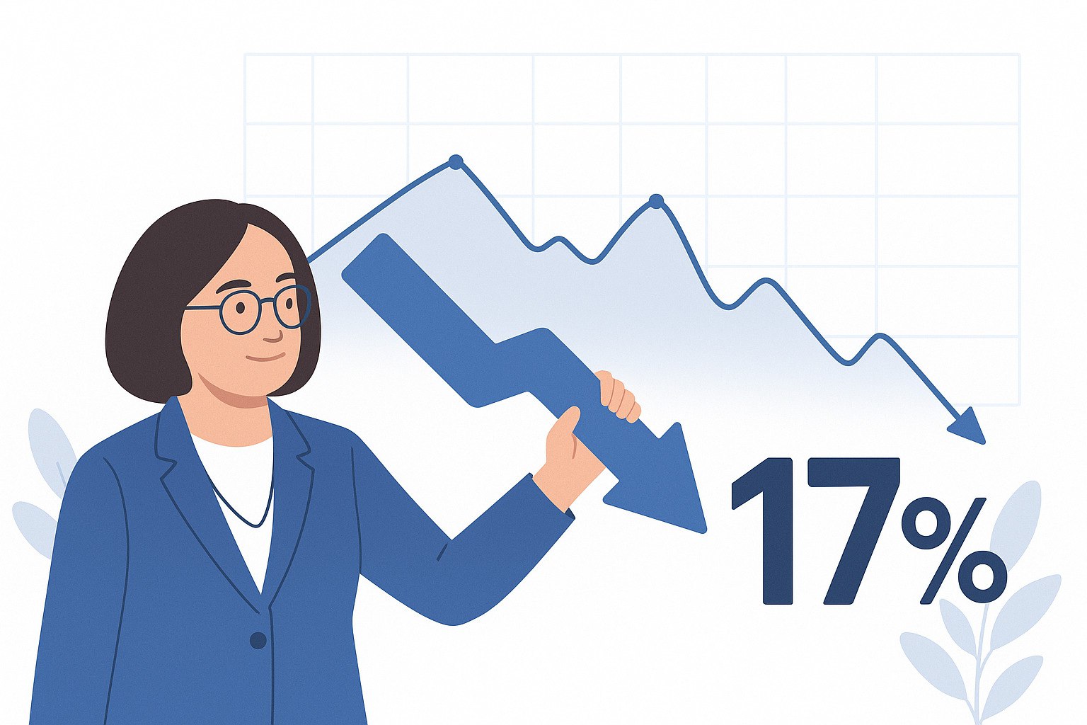 ⚡️Банк России снизил ключевую ставку до уровня 17% годовых | Сетка — социальная сеть от hh.ru