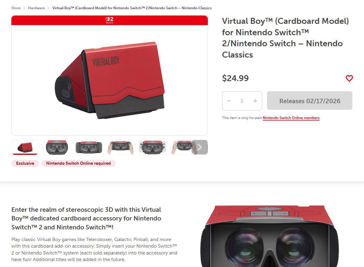 Nintendo анонсировала Virtual Boy для Switch — «эмулятор» интересной консоли из 90ых
Nintendo представила аксессуар Virtual Boy — гарнитуру для игровых консолей Nintendo Switch первого и второго покол... | Сетка — социальная сеть от hh.ru