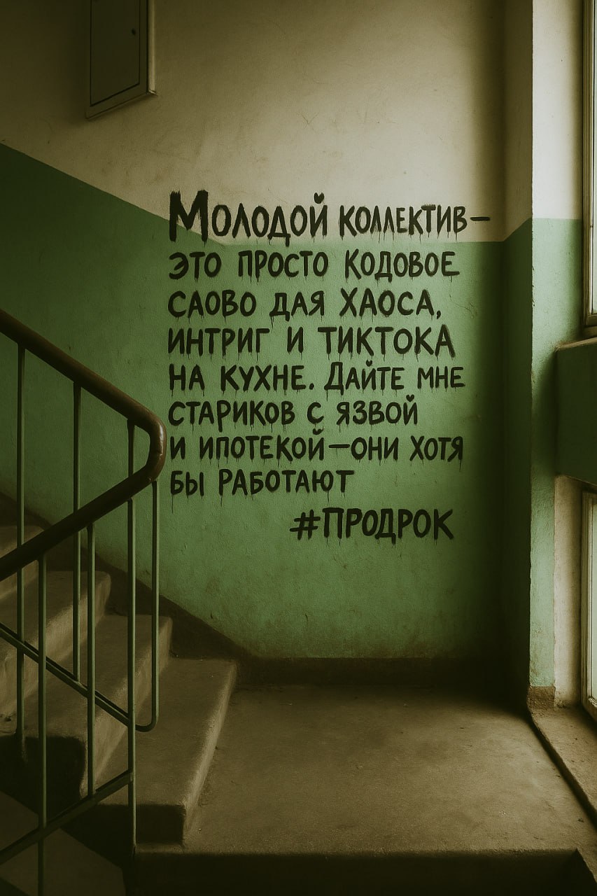 "Мы тут как семья".
Только роли распределены заранее: один пашет, второй ноет, третий получает дивиденды...
#продрок #инсайт #мотивация #работа #it #юмор #ирония | Сетка — социальная сеть от hh.ru