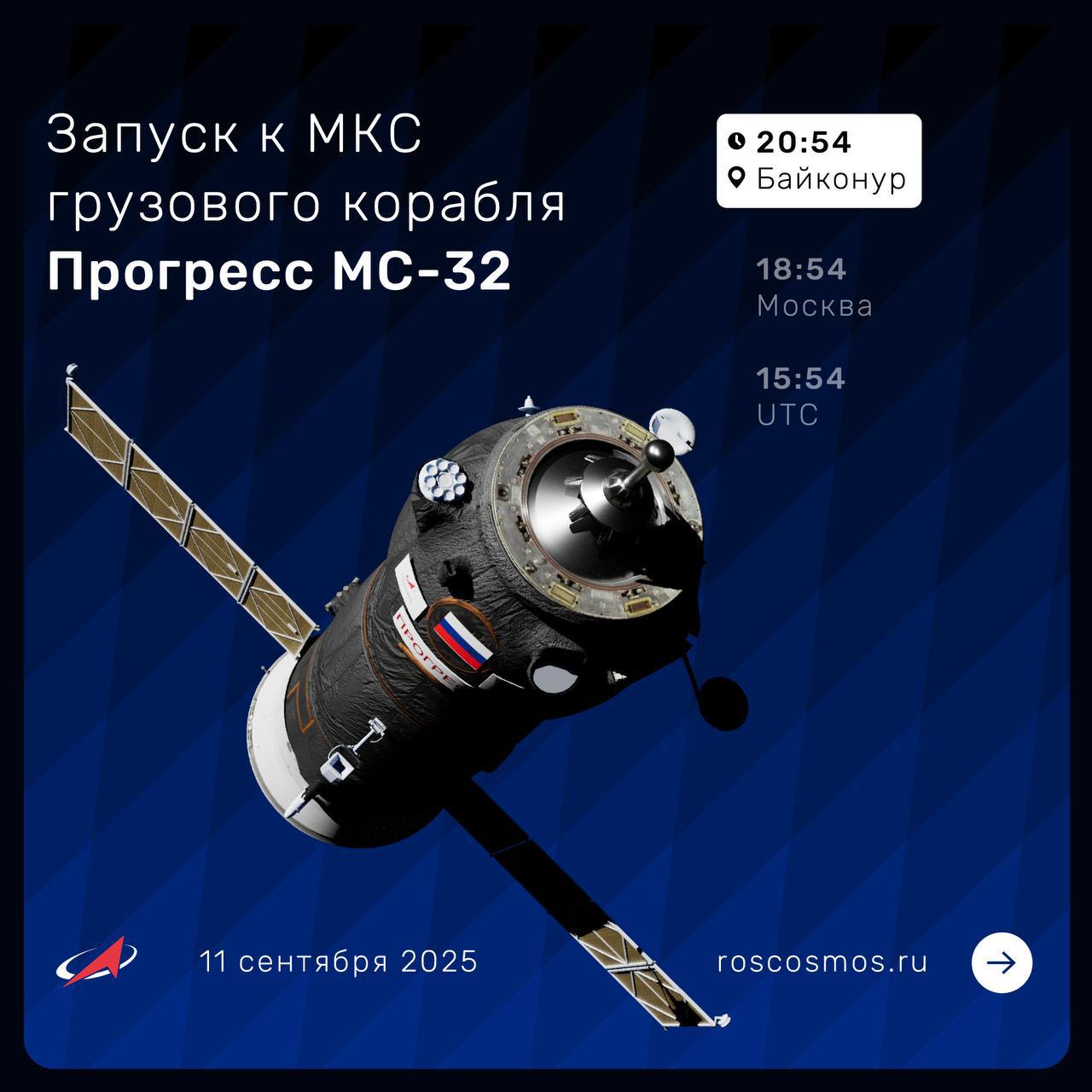 «Прогресс МС-32» успешно прибыл на МКС
Грузовой корабль в автоматическом режиме пристыковался к модулю «Звезда» российского сегмента. | Сетка — социальная сеть от hh.ru