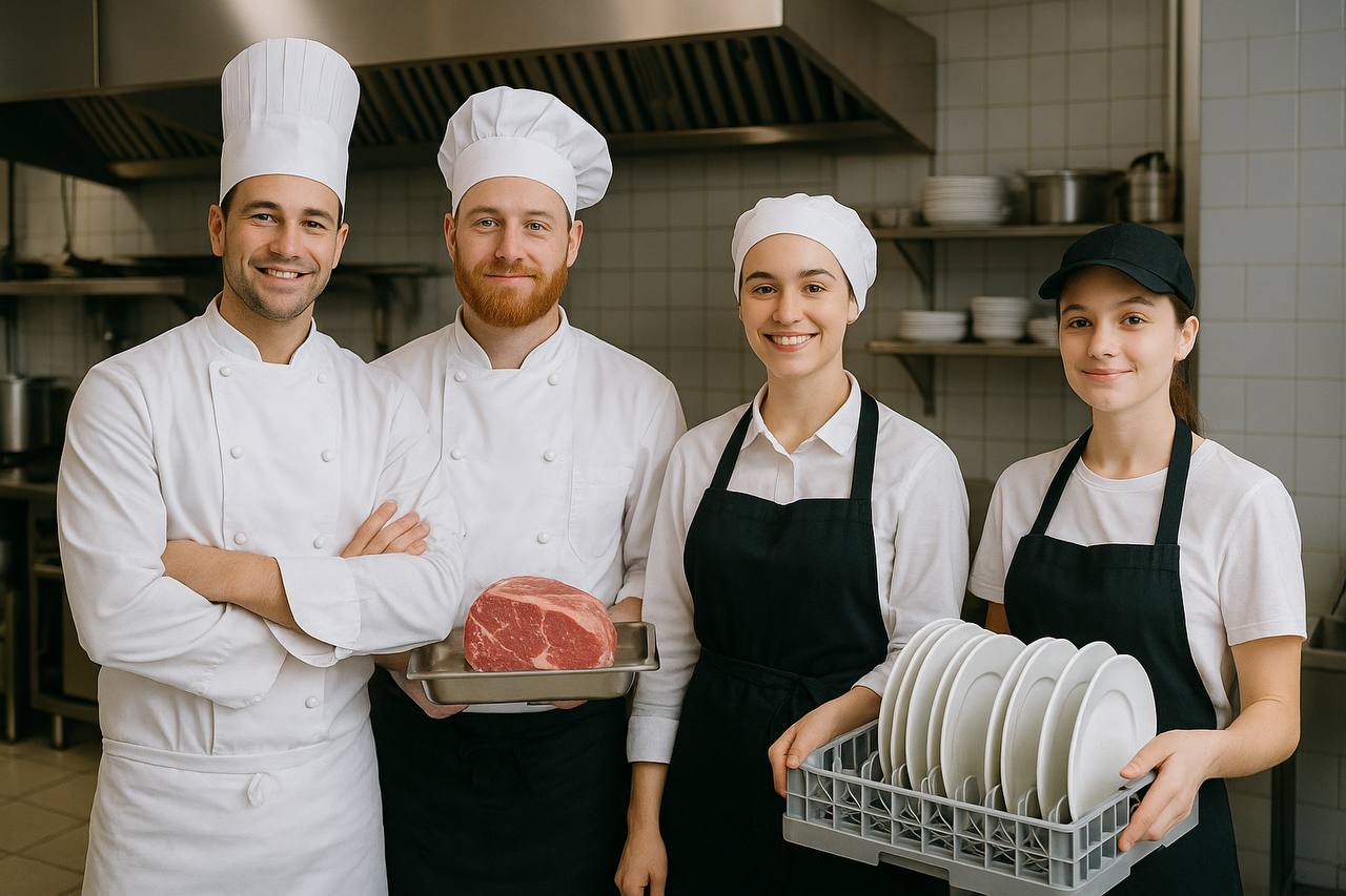 🍴 Работа на пищеблок частной школы
📍 Локация 1 — м. Раменки, ул. Мосфильмовская, д.88 стр | Сетка — социальная сеть от hh.ru