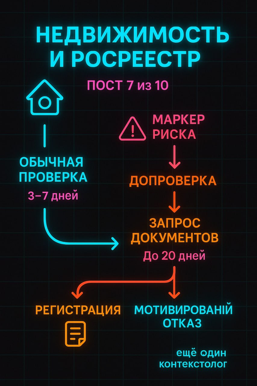 Недвижимость и Росреестр.
Пост 7 из 10 серии про законопроект о борьбе с мошенничеством в России | Сетка — социальная сеть от hh.ru