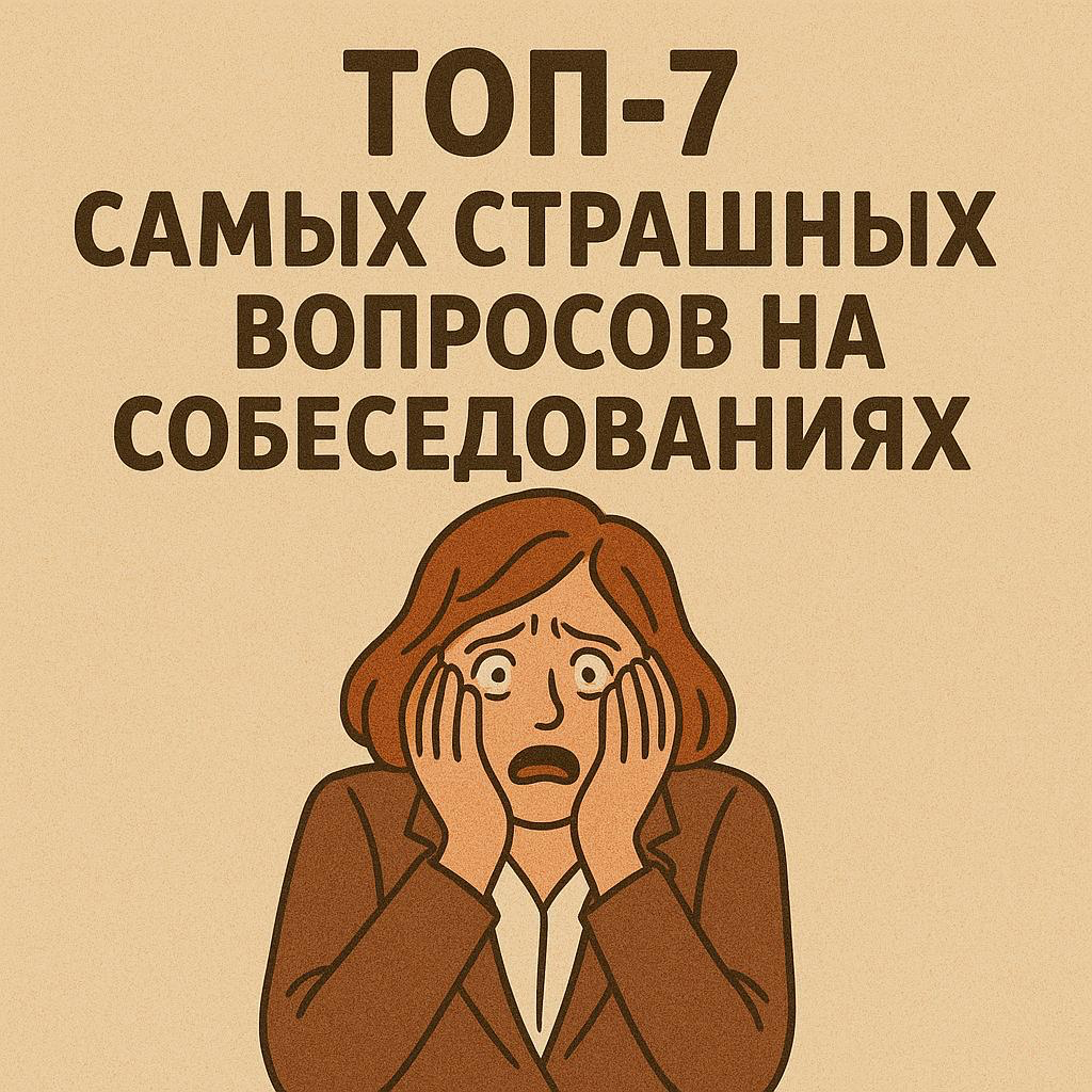 😨 ТОП-7 САМЫХ СТРАШНЫХ ВОПРОСОВ НА СОБЕСЕДОВАНИЯХ | Сетка — социальная сеть от hh.ru