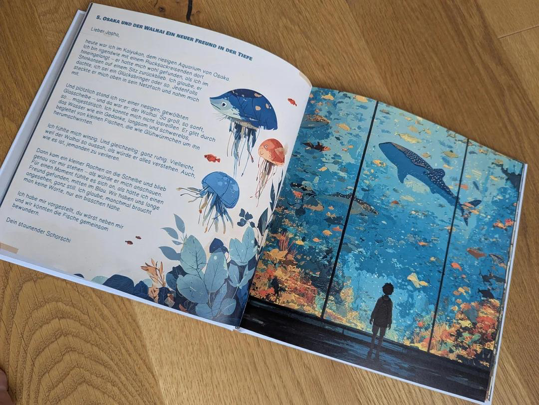 Родители превратили потерю игрушки сына в волшебную книгу с помощью ИИ
Один реддитор поделился историей о том, как его трёхлетний сын потерял куклу во время поездки в Японию год назад | Сетка — социальная сеть от hh.ru
