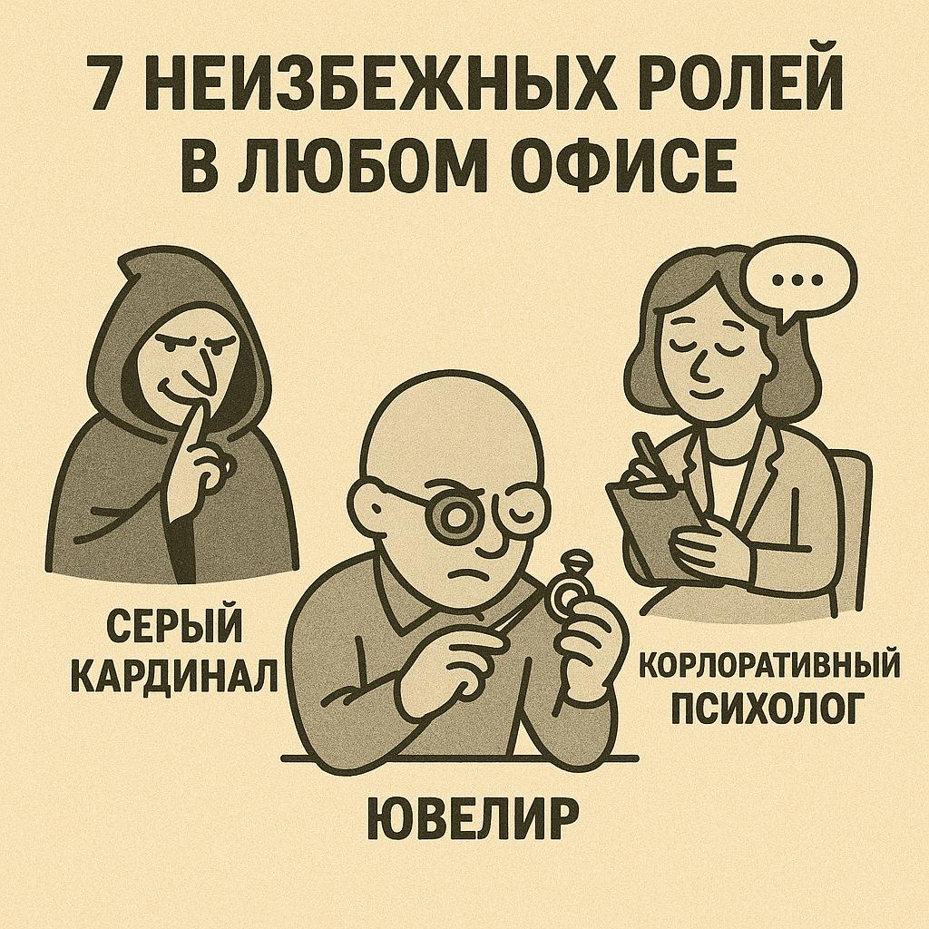 7 НЕИЗБЕЖНЫХ РОЛЕЙ В ЛЮБОМ ОФИСЕ | Сетка — социальная сеть от hh.ru