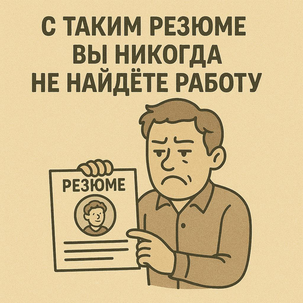 ❌ С ТАКИМ РЕЗЮМЕ ВЫ НИКОГДА НЕ НАЙДЁТЕ РАБОТУ | Сетка — социальная сеть от hh.ru