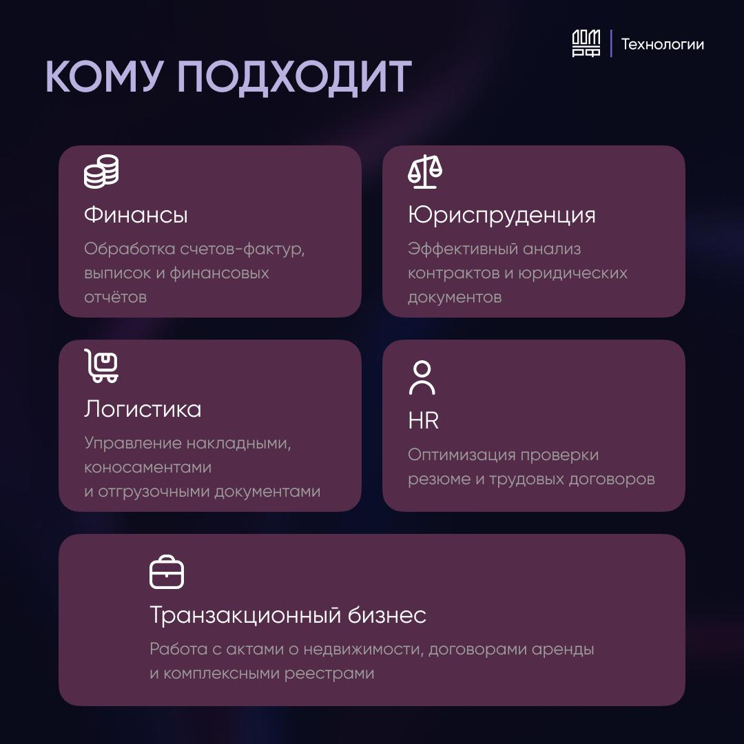 DOM.IDP — платформа для обработки документов | Сетка — социальная сеть от hh.ru