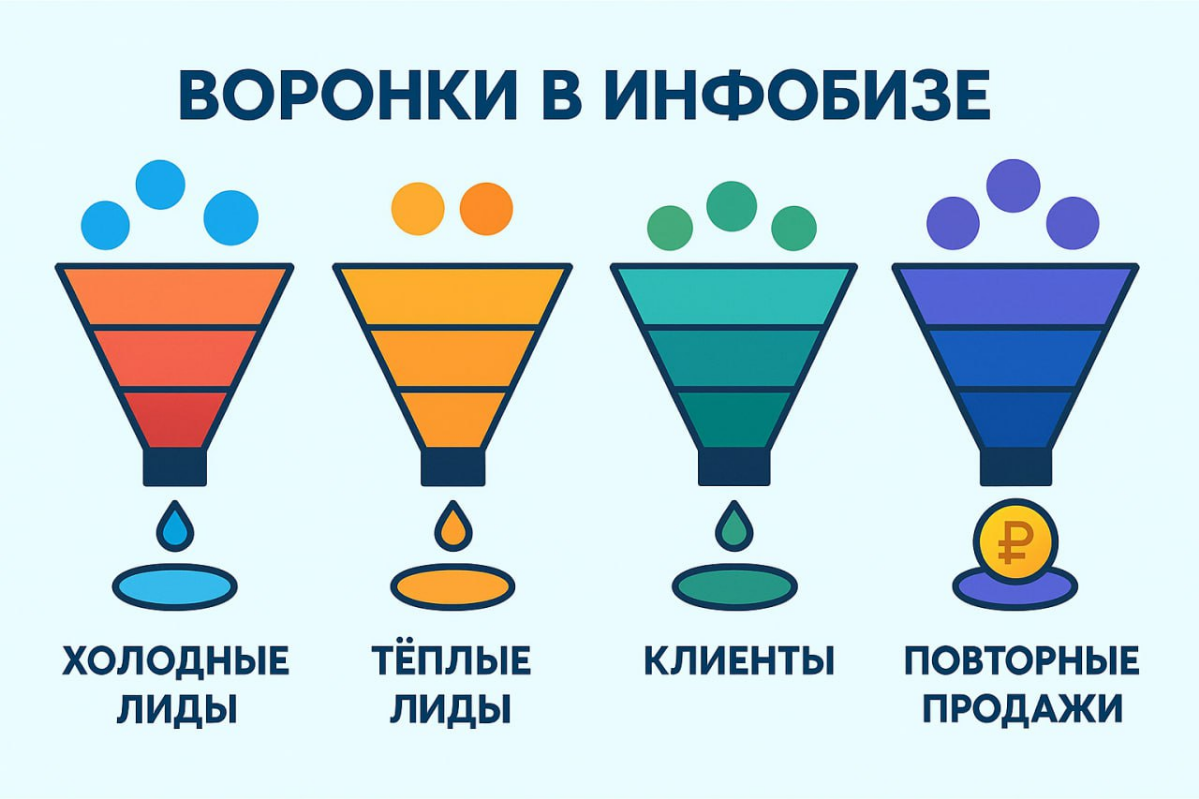 Воронки в инфобизе ☺️ | Сетка — социальная сеть от hh.ru
