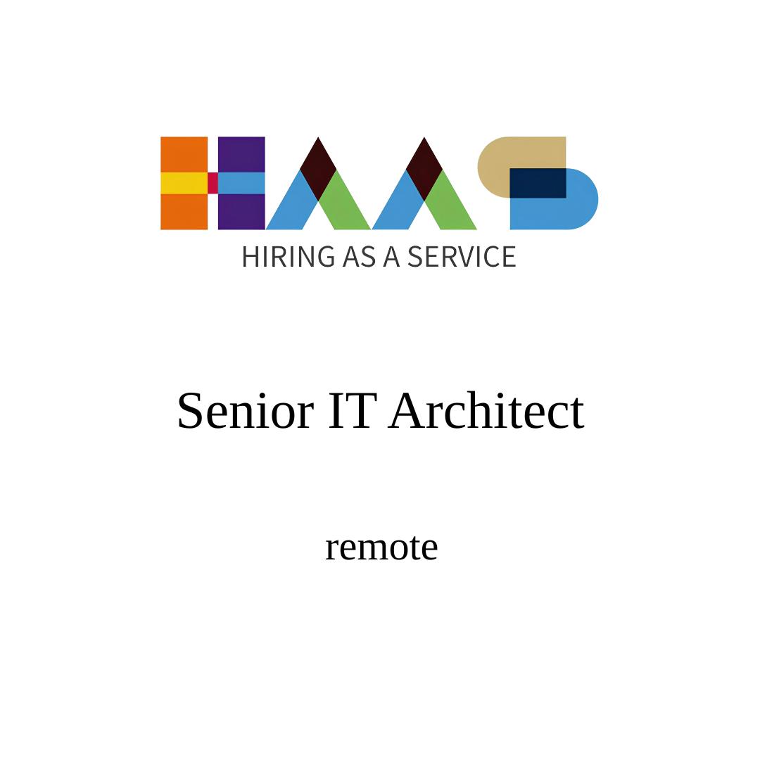 Вакансия: Senior IT Architect🌟
Компания: партнер HaaS-платформы
ЗП: от 400 | Сетка — социальная сеть от hh.ru