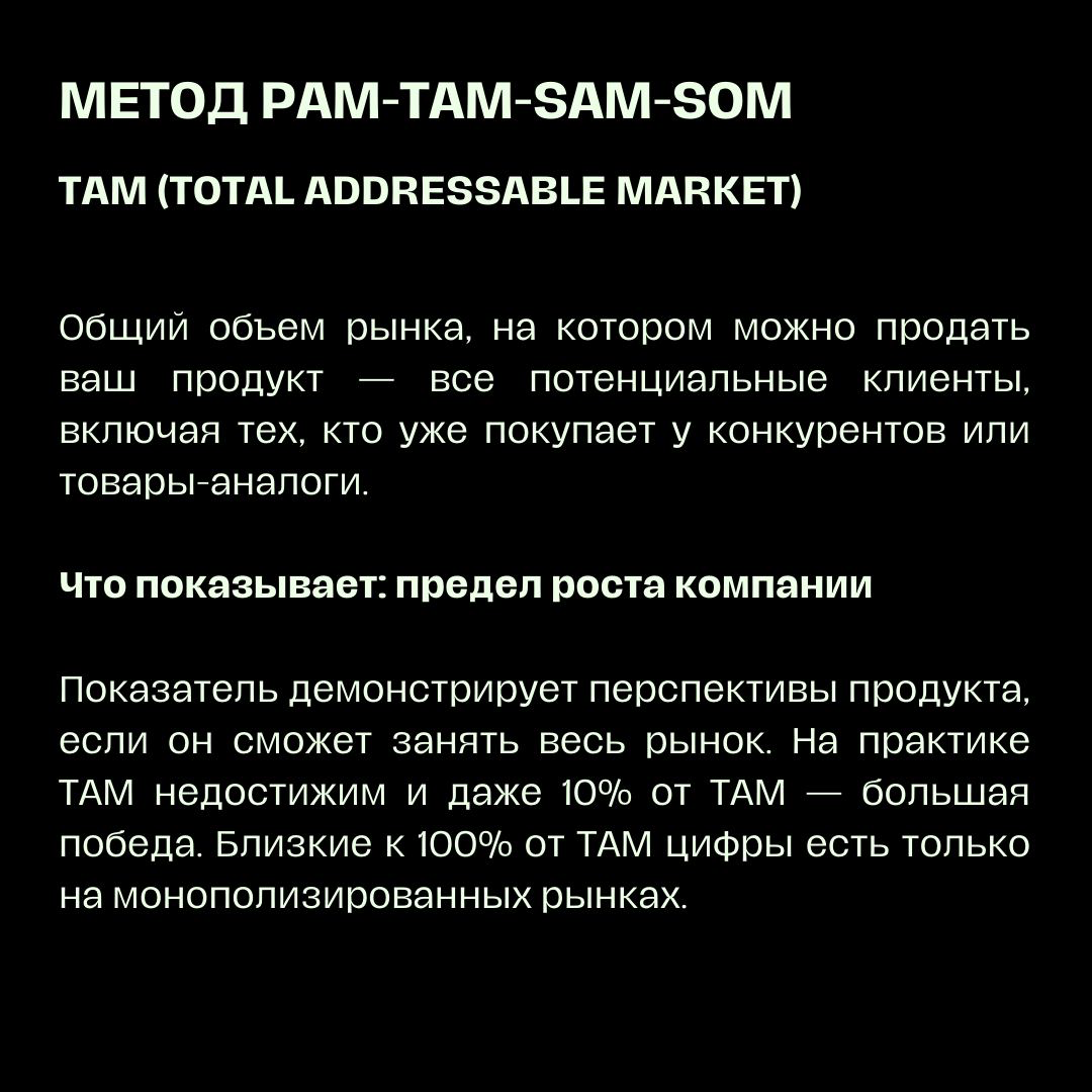 TAM-SAM-SOM: как считать  объем рынка | Сетка — социальная сеть от hh.ru