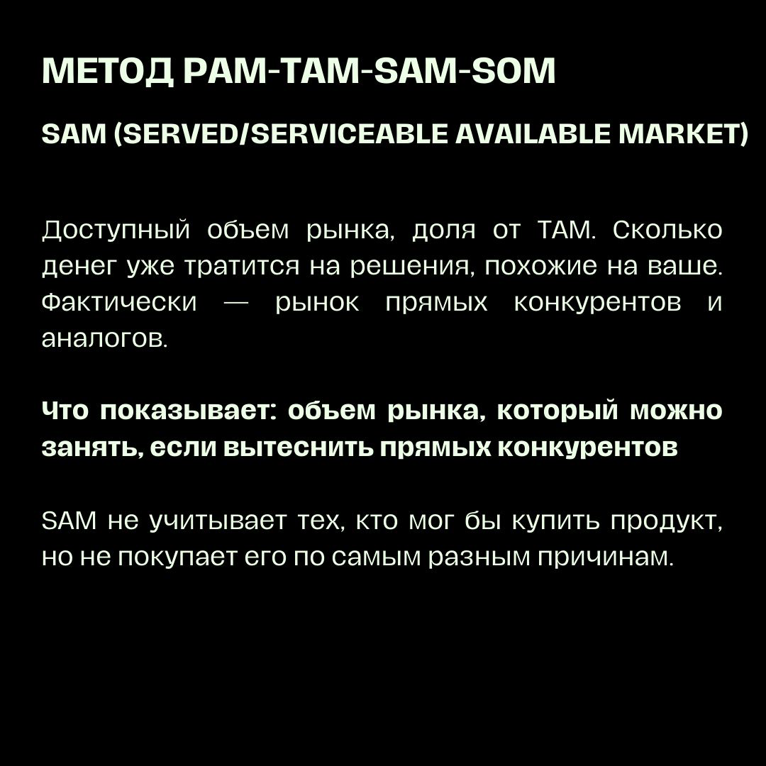 TAM-SAM-SOM: как считать  объем рынка | Сетка — социальная сеть от hh.ru