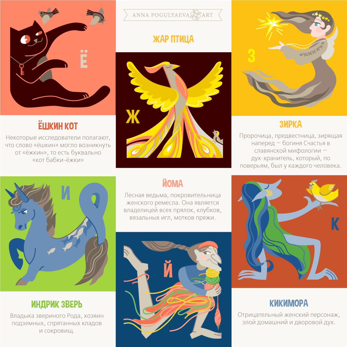 Сказочный алфавит. Мифы славян и их обитатели | Сетка — социальная сеть от hh.ru