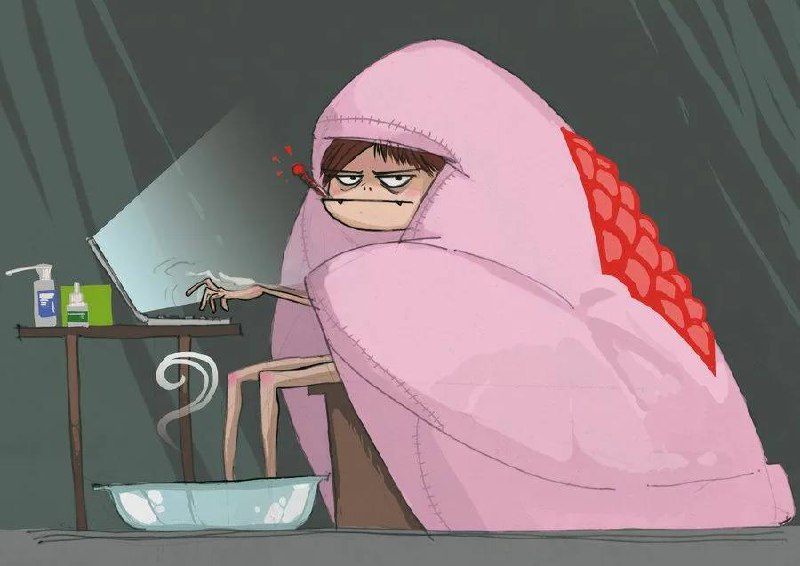 Когда энергия на нуле🤒
Сейчас я болею. Не глобально, но достаточно, чтобы чувствовать себя батарейкой на 1%.
И вот тут начинается самое интересное: работа-то сама себя не сделает | Сетка — социальная сеть от hh.ru