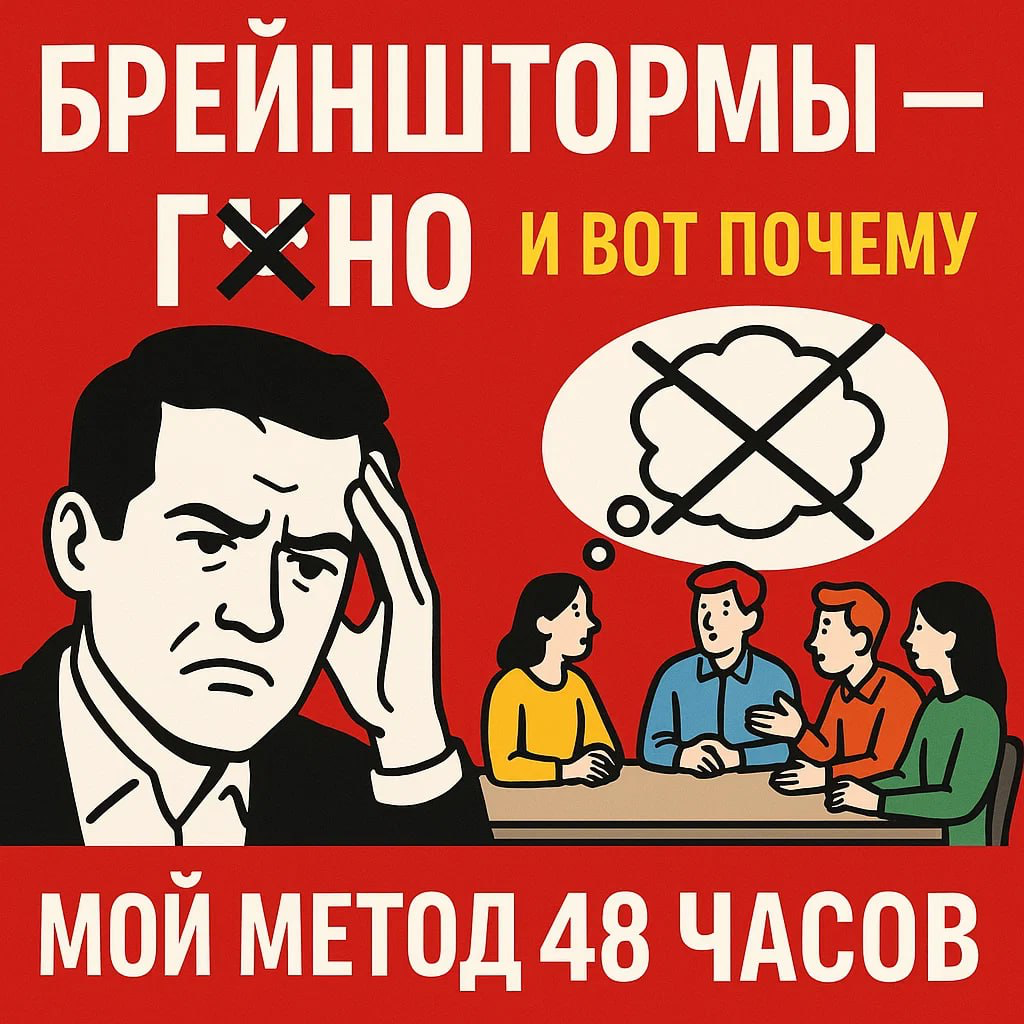 «Брейнштормы — гно». И вот почему. | Сетка — социальная сеть от hh.ru