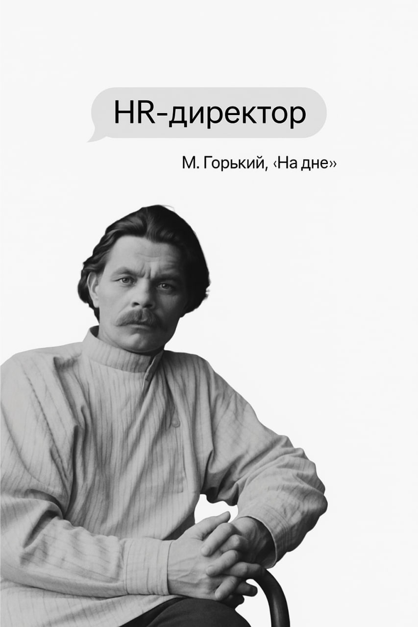 🎭 Кто вы из классиков HR? Погадаем?
Давайте немного развлечёмся: кто вы в профессии — по версии русской классики?
HR-аналитик? Или, может, драматичный HRD, несущий грозу KPI и ценностей?
📌 Под спойлер... | Сетка — социальная сеть от hh.ru