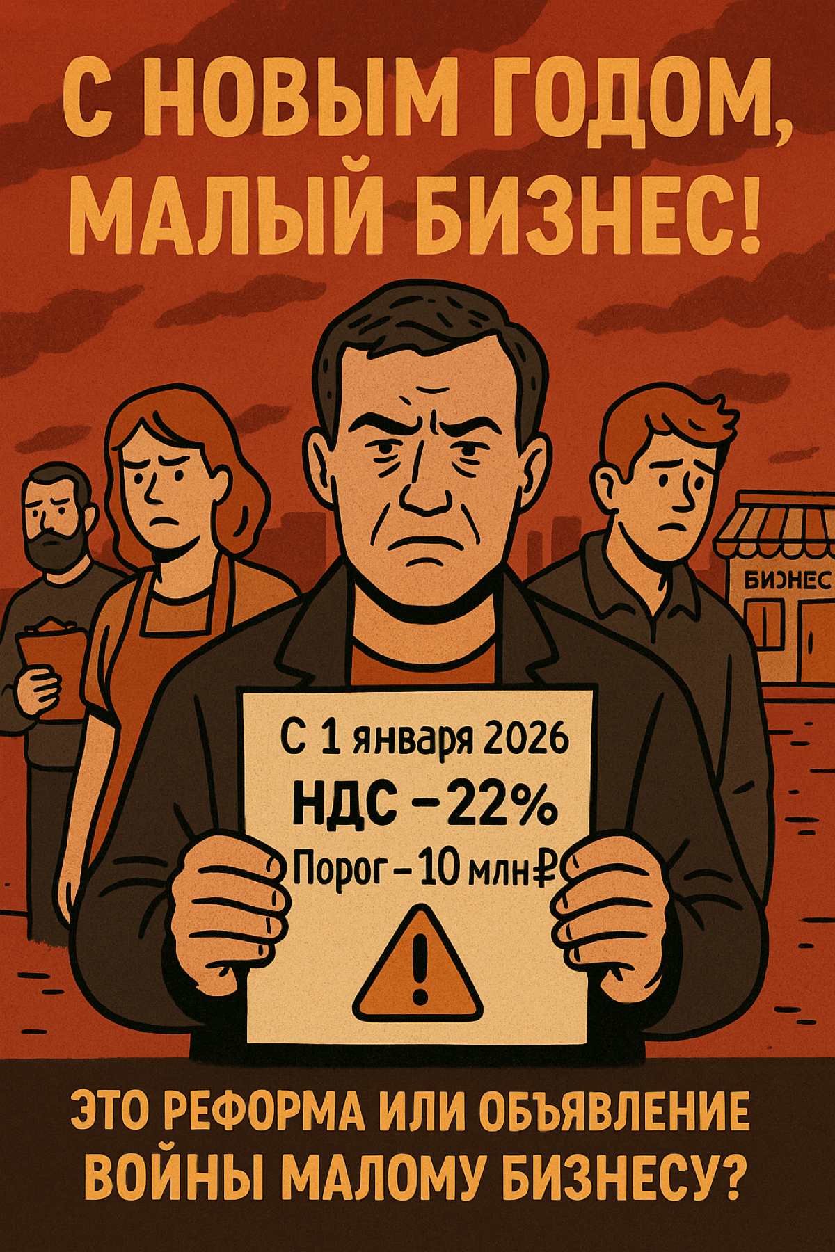 С Новым годом, малый бизнес! | Сетка — социальная сеть от hh.ru