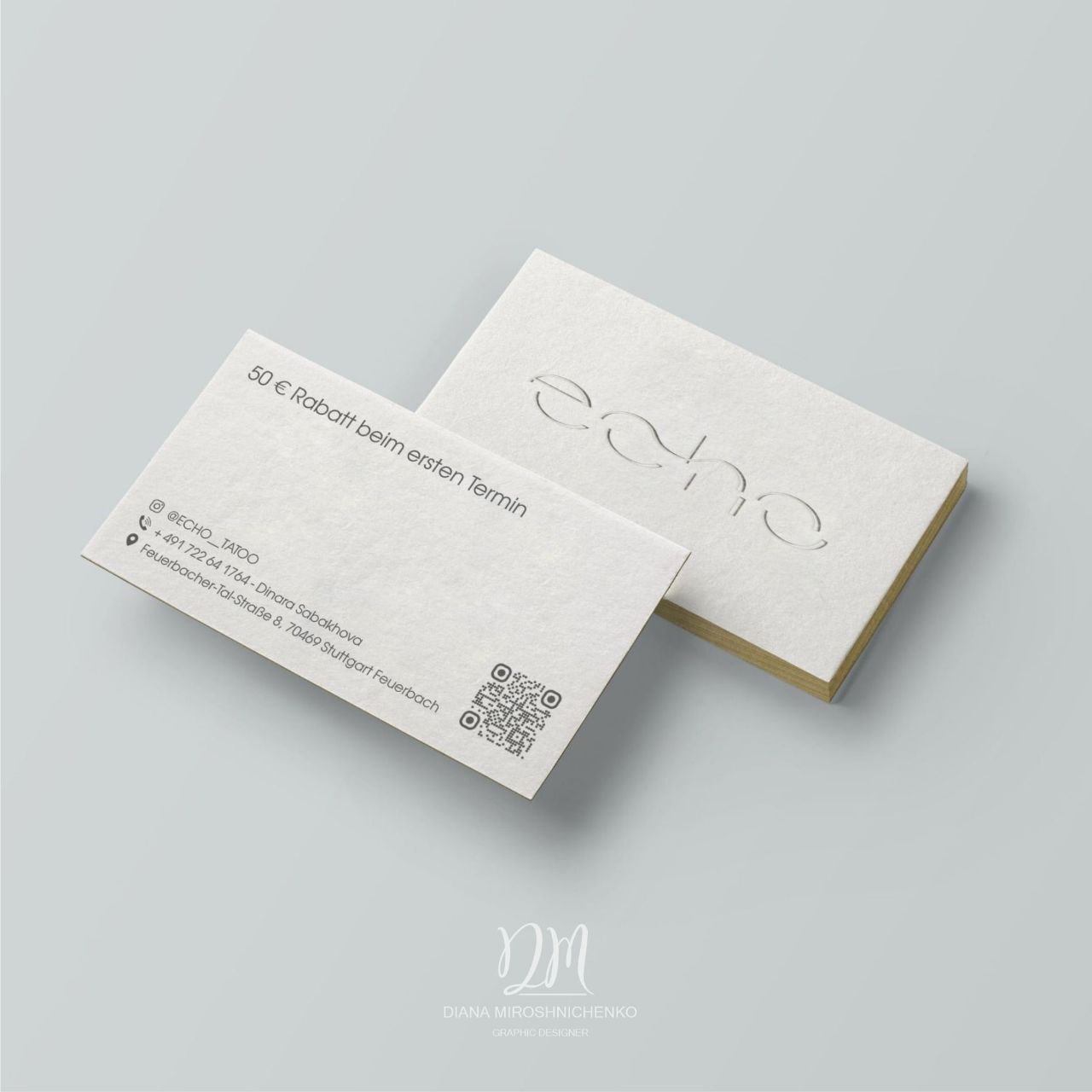 ✨ Сделала визитки для моей любимой сестрёнки!  
Хочется, чтобы у неё было всё красиво, стильно и с душой 💕  
Теперь у неё есть маленькие карточки, которые говорят о ней больше, чем любые слова | Сетка — социальная сеть от hh.ru