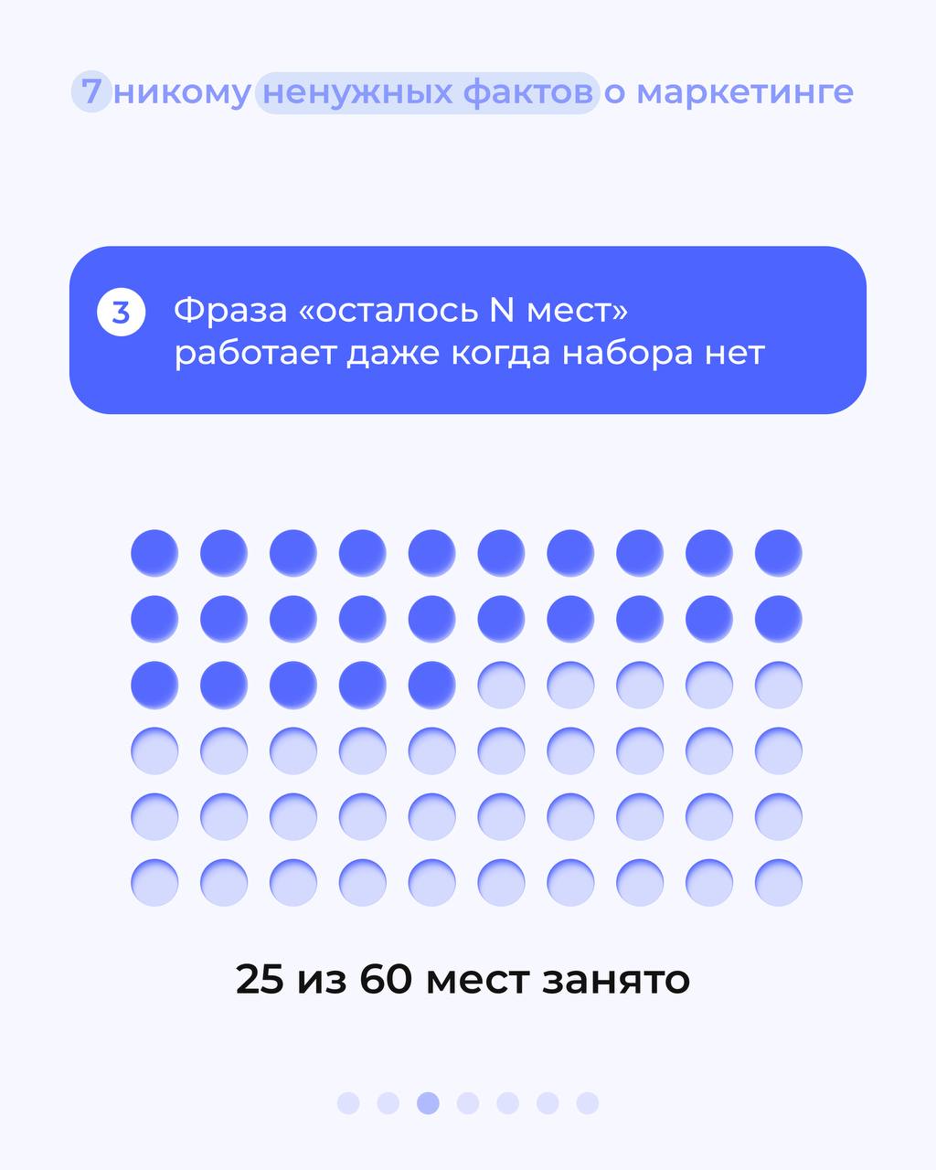 🤔 Кому нужные, а кому нет.
Собрали для вас факты о маркетинге! Листайте слайды, сохраняйте себе, делитесь с друзьями :)
#полезноеTopROI | Сетка — социальная сеть от hh.ru