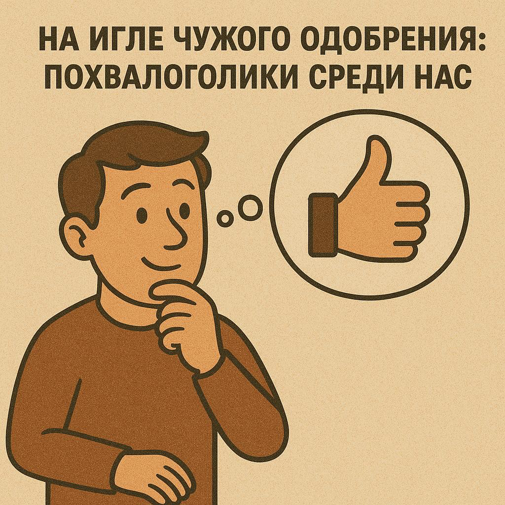 🤔 НА ИГЛЕ ЧУЖОГО ОДОБРЕНИЯ: ПОХВАЛОГОЛИКИ СРЕДИ НАС | Сетка — социальная сеть от hh.ru