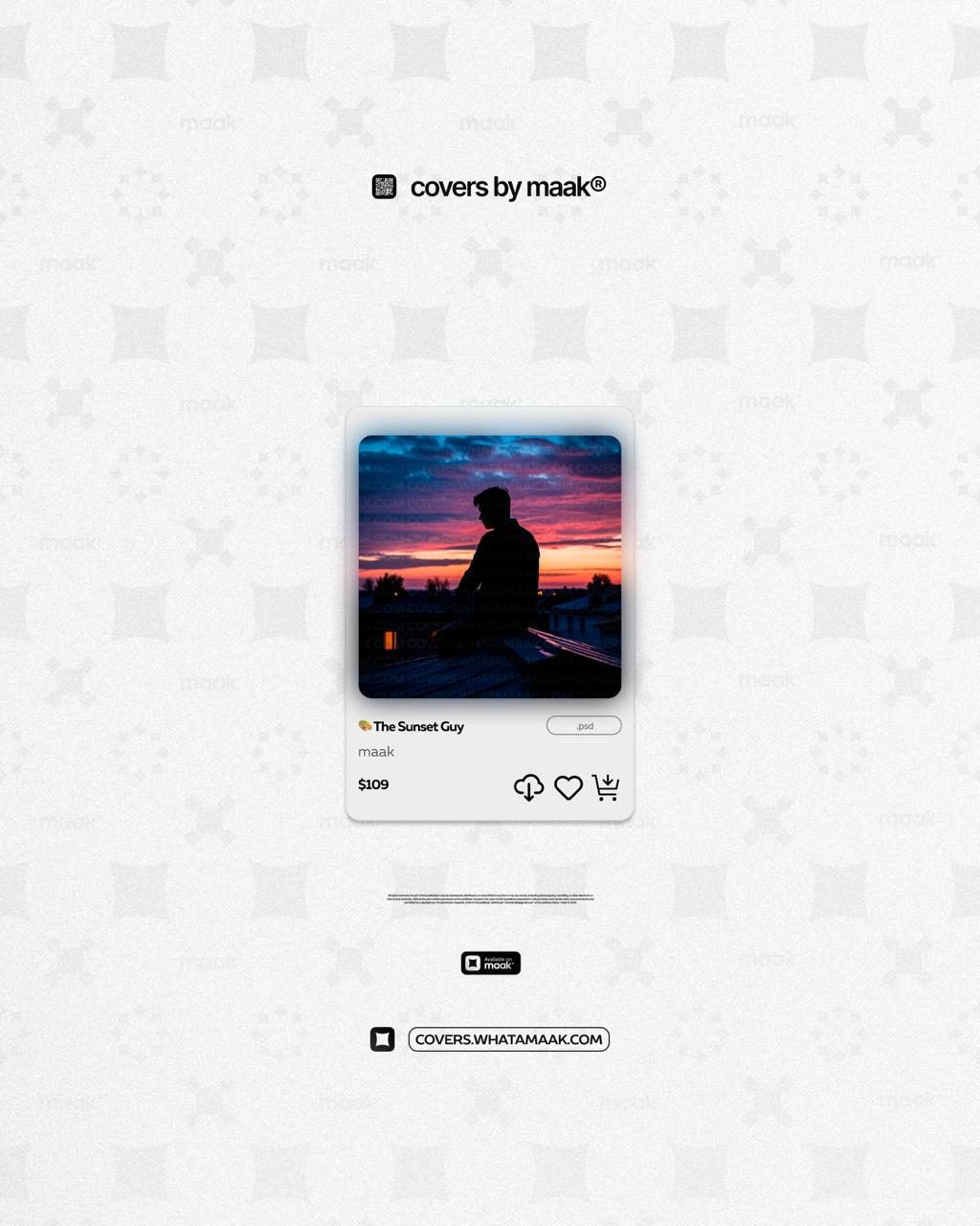 💽 Новая обложка в продаже ╳ «The Sunset Guy»
❗️ Обложка предоставлена исключительно в ознакомительной форме. Чтобы использовать обложку в коммерческих целях, обратитесь к нам | Сетка — социальная сеть от hh.ru