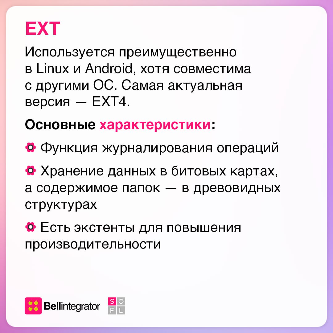 Немного об управлении файлами 🗂
Видов файловых систем предостаточно — по этому поводу собрали самые популярные в одном посте | Сетка — социальная сеть от hh.ru