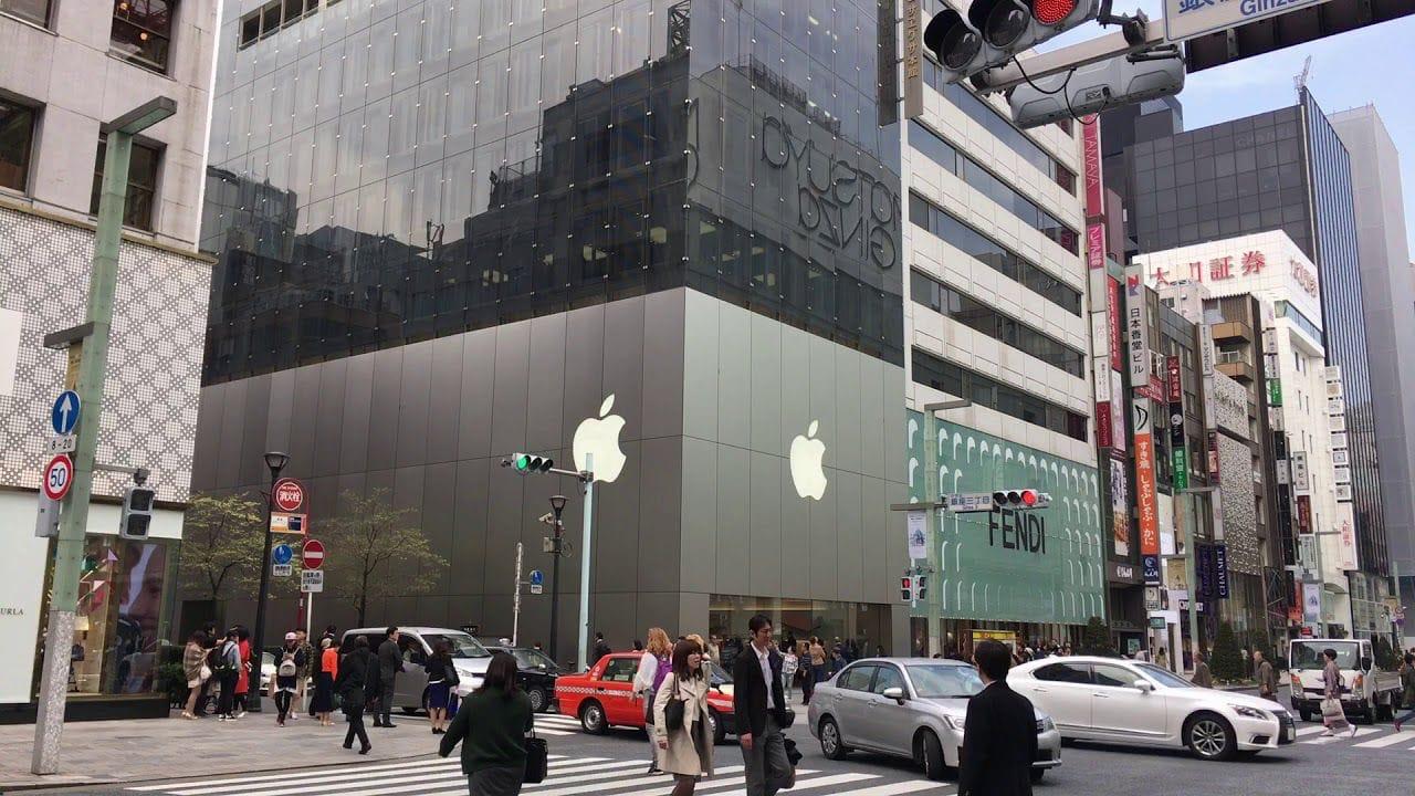 Apple анонсировала открытие нового розничного магазина Apple Store в Токио, в районе Гиндза (Apple Ginza) | Сетка — социальная сеть от hh.ru