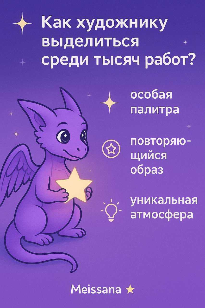 ✨ Как художнику выделиться среди тысяч работ?
В мире, где ежедневно публикуются миллионы иллюстраций, самая большая ошибка — быть “ещё одним художником” | Сетка — социальная сеть от hh.ru