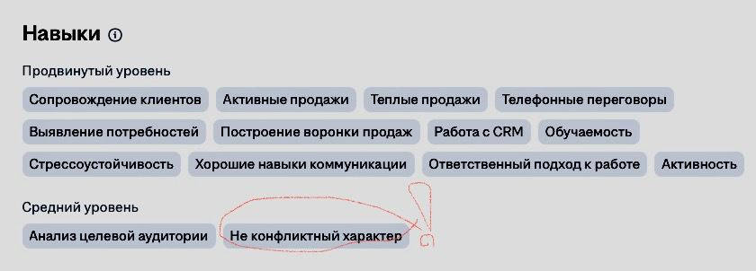 Неконфликтность среднего уровня | Сетка — социальная сеть от hh.ru