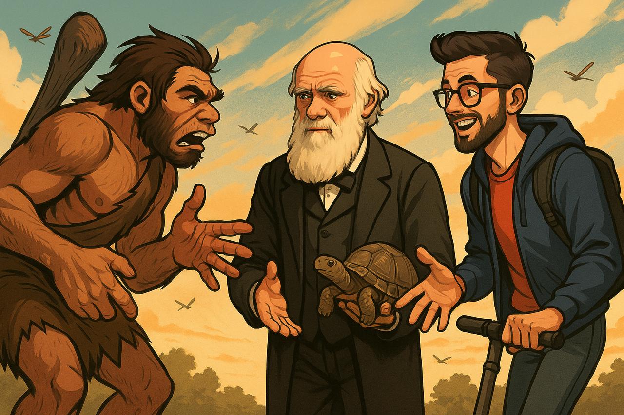 ДАРВИН В КОРПОРАЦИИ
Корпоративная культура — это не лозунги и регламенты. Она живёт по тем же законам, что и любая живая система. У неё есть свои «дарвиновские свойства»: вариация, передача и отбор | Сетка — социальная сеть от hh.ru