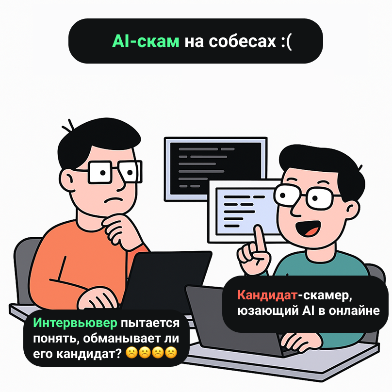 Читерство на онлайн собеседованиях — новая реальность? 🤔 | Сетка — социальная сеть от hh.ru