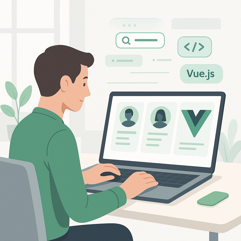 Ищу middle frontend на Vue3 | Сетка — социальная сеть от hh.ru