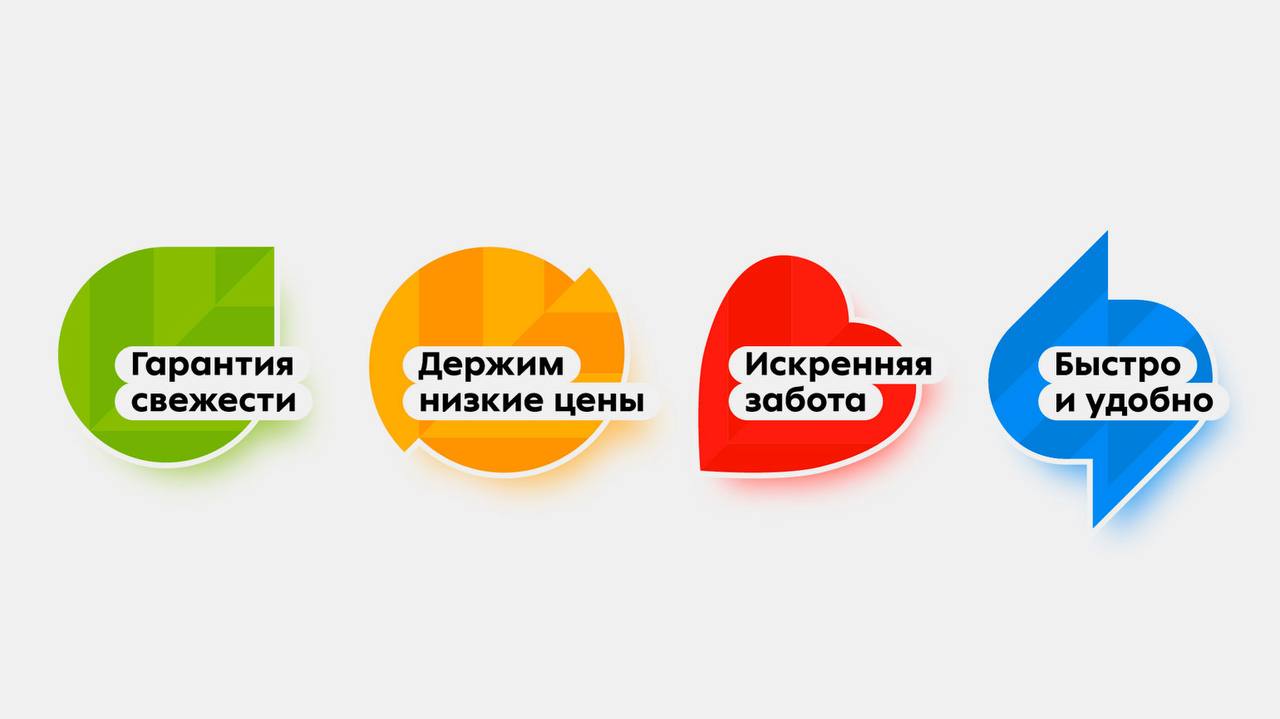 Студия Артемия Лебедева разработала айдентику «Магазинов Будущего» для «Пятёрочки»
Это новый формат торговли, где привычные полки соседствуют с дарксторами — складами, на которых заказы собираются дис... | Сетка — социальная сеть от hh.ru