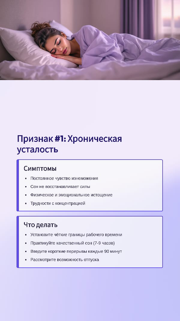 🔥 5 признаков выгорания, которые нельзя игнорировать | Сетка — социальная сеть от hh.ru